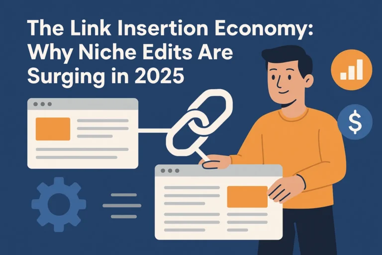 The Link Insertion Economy: Why Niche Edits Are Surging in 2025