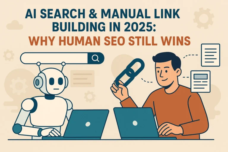 AI Search & Manual Link Building in 2025: Why Human SEO Still Wins